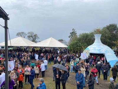 Missa em louvor ao Bom Jesus em Campo Mendes teve o PÃ¡roco SebastiÃ£o presidindo com liturgia da RÃ¡dio Campo Aberto